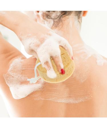 Minkissy 3pcs Exfoliating Bath Sponge Set | Body Scrubber Shower Sponges for Ultimate Skin Care - International Shipping Available - Buy Online on GoSupps.com