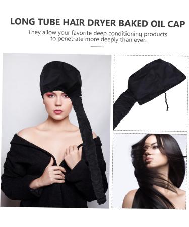 VINTORKY 2pcs Dry Hair Cap Salon-use Hats Cap Exquisite Hats Practical Hats Heating Cap 190t Black - Buy Online on GoSupps.com