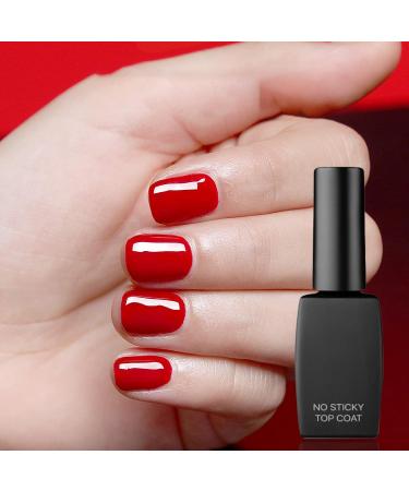 CUSROS UV Top Base Coat Gel Varnish - Long Lasting Shiny Hybrid Semi-Permanent Gel for Women & Girls | Perfect Gift Idea - Buy Online on GoSupps.com