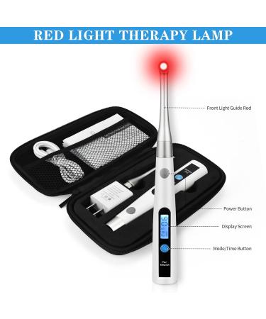 WINLEAD Cold Sore Treatment Device - Dual Wavelength Red Light Therapy for Pain Relief and Canker Sore Management - Buy Online on GoSupps.com