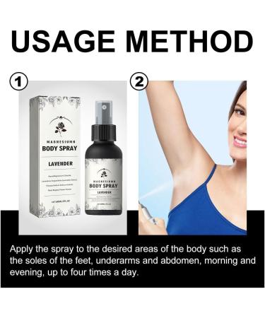 (100% 5 star) Magnesium Spray Lavender Magnesium Spray for Sleep and Anxiety | Magnesium Body Spray | Magnesium Oil Body Spray | Pure Magnesium Chloride Body Spray - 60ML/2FL.OZ (1pcs Magnesium Body Spray) - Buy Online on GoSupps.com