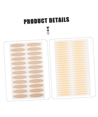 Mipcase 80pcs Lace Double Eyelid Sticker Mesh Tape Invisible Eyelid Lift Strips Girl Double Eyelid Tape Man - Buy Online on GoSupps.com