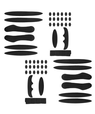 gvivej helmet pads 2 sets bicycle helmet pads for bicycles and motorcycle helmets black 27 pieces