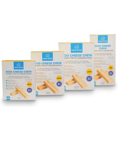 WoW Bites Premium Crauca Cheese for Dogs - Healthy Yak Cheese Chews Long Brass & Bone Treats (S 4 Pack) - Natural & Tasty Dog Snacks - Buy Online on GoSupps.com