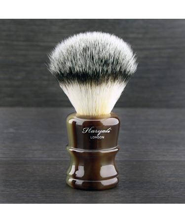 Silberspitze Dachs Kunst fiber shaving brush |New horn collection |Premium resin grip - super soft bristle - extra quickly dry - environmentally friendly