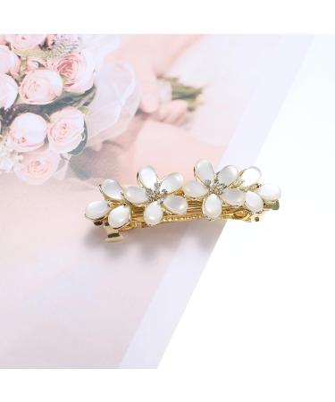 VOCOSTE Women's Flower Hair Clips Flower Hairpin Hair Accessory Champagne - Buy Online on GoSupps.com
