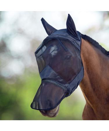 Harrison Howard CareMaster Integral Fly Mask Piano Black Full (L) - Buy Online on GoSupps.com