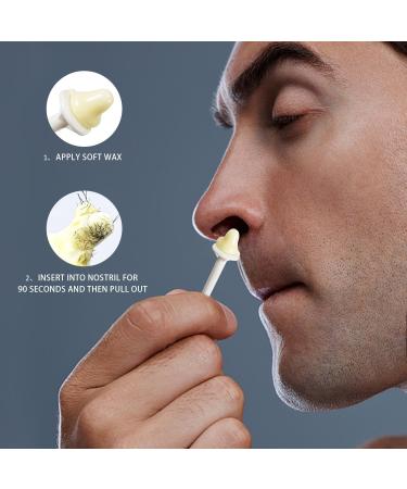 60 pcs nose wax sticks nose hair wax applicator nose hair remover dual purpose nose hair wax sticks plastic wax sticks nose wax set hair removal set unisex white - Buy Online on GoSupps.com