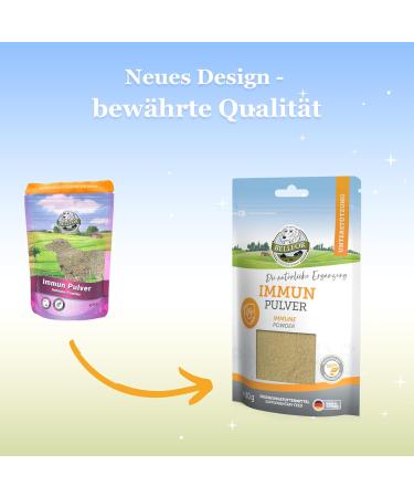 Food Supplement for Dogs - Bellfor Immun Powder - 80g. Immune System Booster for Dogs. Formulated with Natural Ingredients to Strengthen Dogs of All Ages - Buy Online on GoSupps.com
