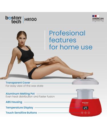 Professional Electric Wax Warmer with LCD Display Complete Home Hair Removal Kit Includes 4 Sachets of Wax Beads 20 Spatul - Buy Online on GoSupps.com