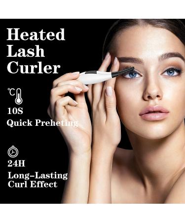 Sybedu Heated Eyelash Curler | 4 Temp Settings | USB Rechargeable | LED Display | Quick & Natural Curling | Long Lasting | Perfect Gift - Buy Online on GoSupps.com
