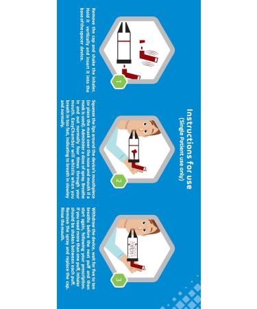 EasyChamber Antistatic Spacer for Inhalers | BPA & Latex Free | International Shipping - Buy Online on GoSupps.com