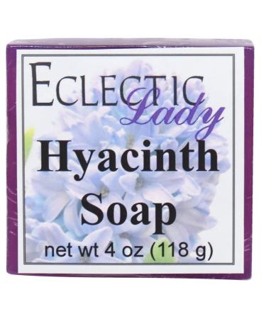 Hyacinth Glycerin Soap by Eclectic Lady 4 oz Bar