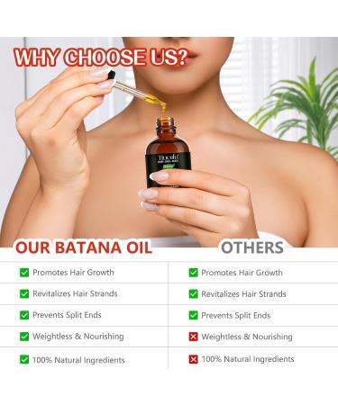  CCKULOOB Pure organic Batana oil for hair growth scalp care and moisturizing - Prevents hair loss (120 ml) - Buy Online on GoSupps.com