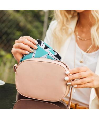 Amaxiu Sanitary Napkin Storage Bags 2pcs Waterproof Travel Menstrual Pad Pouch with Zipper Mini Tampons Holder for Purse Period Nursing Pad Holder for Women Girls 5.1" x 5.1" (Pattern E) - Buy Online on GoSupps.com