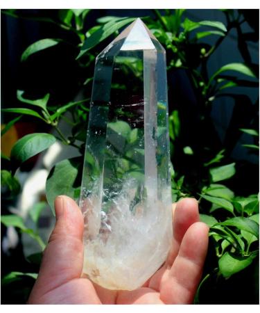 Natural Crystal Rough Quartz Natural Point Cluster Crystal Rough Large Clear Decoration (Size : 400-500g) - Buy Online on GoSupps.com