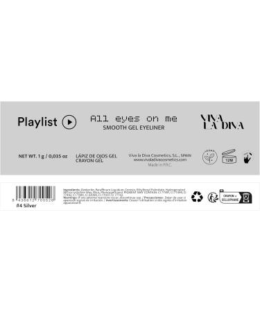 Viva la Diva Playlist Smooth Gel Eyeliner Color N4 All Eyes on Me longlasting gel eyeliner with smooth and precise finish - Buy Online on GoSupps.com
