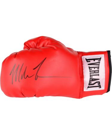 Mike Tyson Autographed Red Everlast Boxing Glove - Autographed Boxing Gloves