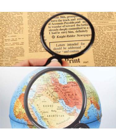 Magnifiers Mini Magnifier 5X Folding Old Man Reading Newspaper Handheld Portable Magnifier Reading Aids - Buy Online on GoSupps.com