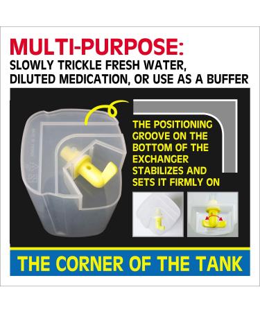 Premium Aquarium Water Conditioner & Clarifier for Fish Tanks | Drip Dispenser for Ich & Shrimp Treatment - Buy Online on GoSupps.com