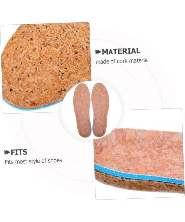 FRCOLOR Cork Insole Lifts for Men - Invisible Height Increase Inserts & Wearable Heel Cushions - Buy Online on GoSupps.com