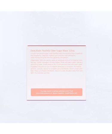 Dear Klairs Youthful Glow Sugar Mask - 3.8 oz Brightening Exfoliator - Buy Online on GoSupps.com
