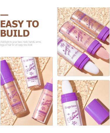 Beavorty Face Glitter 3pcs Highlight Pat Powder Glitter Highlighter Glitter Powder Makeup Highlighter Makeup Stick Girl - Buy Online on GoSupps.com