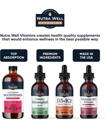 Nutra Well Vitamins Selenium 200mcg - Immune & Heart Support Liquid Drops with Vitamin E - 100 Servings - Buy Online on GoSupps.com