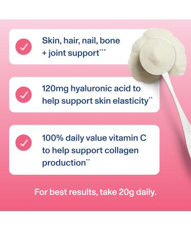 Vital Proteins Collagen Peptides Advanced Hydrolyzed Peptides with Hyaluronic Acid and Vitamin C - Strawberry Lemon Flavor Powder - 10.5oz - Buy Online on GoSupps.com