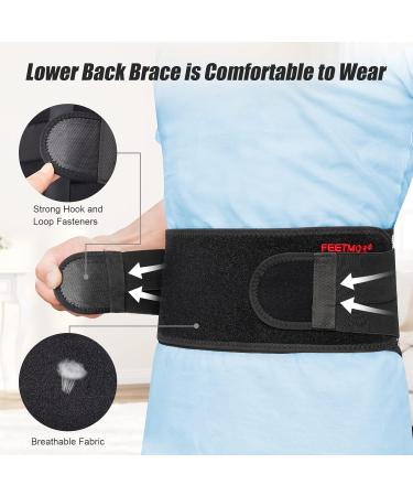 Back Brace for Lower Back Pain | Adjustable Lumbar Support Belt for Women | Relief for Scoliosis Herniated Discs & Heavy Lifting | Fits Waist 29.5"-37.4 - Buy Online on GoSupps.com
