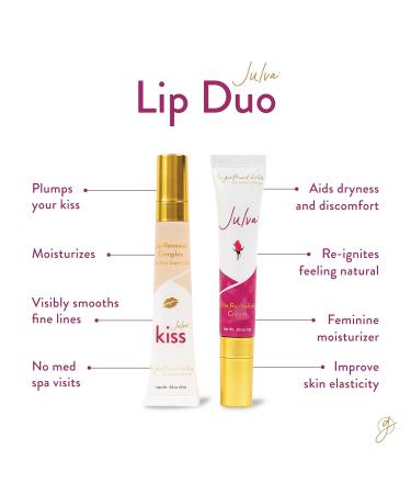 Buy Lip Duo by Dr. Anna Cabeca | Revitalizing Feminine Cream & Lip Renewal Complex - International Shipping Available - Buy Online on GoSupps.com
