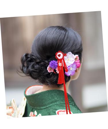 MAGICLULU 2 Pairs Hair Accessories Tassel Hair Clip Flower Hair Clips for Women Hair Barrettes for Chinese Style Barrettes Tassel Barrette Pom Miss Fabric Heart-shaped Issue Card - Buy Online on GoSupps.com