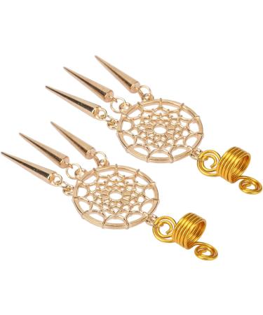 Tube de printemps d coratif de barbe dreadlock pour la vie quotidienne de mariage dor  - Buy Online on GoSupps.com