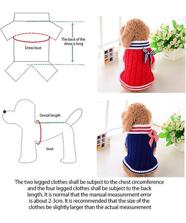 Buy AMAONE Chihuahua Dog Coat - Leopard Bowknot - Rosa - XS 1124debkb | Stylish Knit Jacket for Small Dogs - International Shipping Available - Buy Online on GoSupps.com