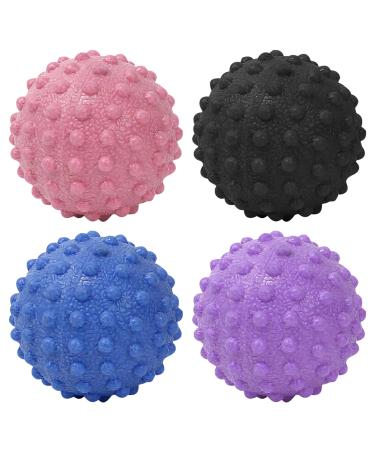 Fadca massage balls (4 pieces) Massage balls for the feet massage ball with a trigger point for deep tissue to relieve pain and muscle tension