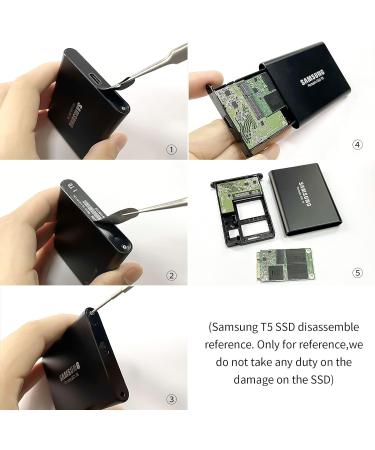 Andycine Magnalium Case for mSATA SSD | Compatible with Atomos Ninja V, V+, Flame, Inferno, Shogun Inferno | Includes mSATA to SATA Adapter - Buy Online on GoSupps.com