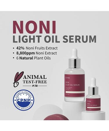 IUNIK Vegan Noni 42% Oil Serum | 1.69 Fl Oz | Deep Nourishment for Hyper-pigmentation & Skin Elasticity | Glowy Look | Korean Skincare with Blueberry, Olive & Jojoba Oil | Hydrating Facial Serum for Dry Skin - Buy Online on GoSupps.com