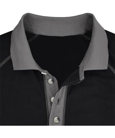 Shop Autumn Men's Fashion: Comfortable Casual Long Sleeve Black T-Shirt - XXL | International Shipping Available - Buy Online on GoSupps.com