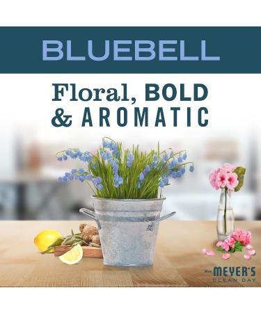 Mrs. Meyer's Clean Day Liquid Hand Soap Bluebell Cruelty Free and Biodegradable Hand Wash Made with Essential Oils 370 ml Soap Pump Bottle - Buy Online on GoSupps.com