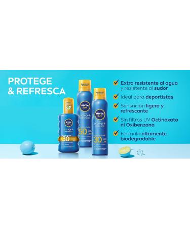 Nivea Sun Spray 200ml - High Protection Sunscreen for All Skin Types | Shop Internationally - Buy Online on GoSupps.com