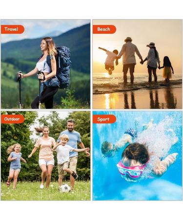 Vicloon Wet Bag 2 PCS - Waterproof Reusable Cloth Diaper Bags for Babies | Double Zipper Pockets | Ideal for Swimming, Camping, Travel | Rainbow-2PCS - Buy Online on GoSupps.com