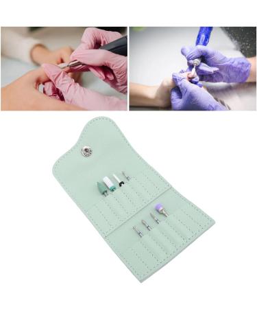Nail Drill Bit Holder Organizer Nail Drill Bit Holder Wallet Portable Multi Layer PU Storage Bag for Nail Sanding Heads with Design - Buy Online on GoSupps.com