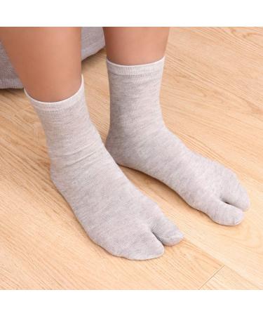 HEALIFTY Elastic Cotton Flip Flop Socks 3 Pairs - White Grey Black - Buy Online on GoSupps.com