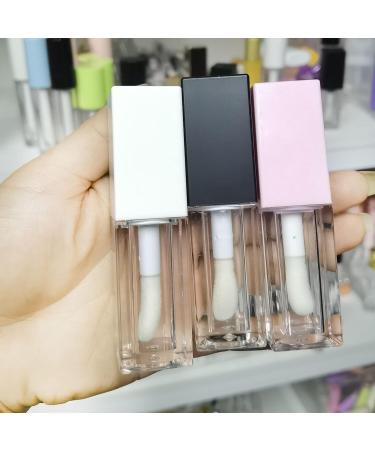 24pcs 5ml Empty Square Black Lip Gloss Tubes - Wholesale Bulk Lip Gloss Containers for DIY Cosmetics - Buy Online on GoSupps.com