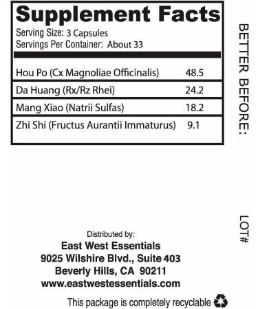 East West Essentials Optimal Movement Dietary Supplement - Natural Herbal Formula for GI Tract Health & Constipation Prevention - Buy Online on GoSupps.com