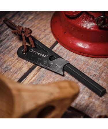 Berleben Hex Fire Starter - 6-Sided Ferro Rod with Wide Striking Surfaces - Durable 1/2 Thick Fire Steel - 20,000+ Strikes - Survival Igniter with Leather Lanyard & Multi-Tool Striker - 6 x 1/2 - Buy Online on GoSupps.com
