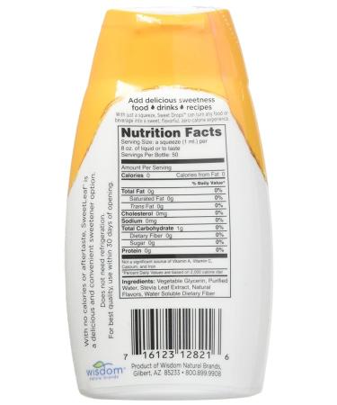 SweetLeaf Sweet Drops Liquid Stevia Sweetener - Caramel Flavor (Pack of 2) - Buy Online on GoSupps.com