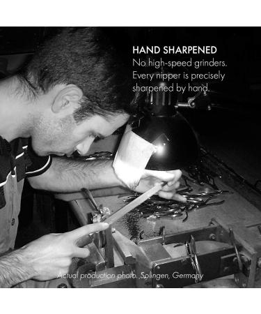 GERMANIKURE Professional Cuticle Trimmer - 1/4 Jaw Nipper - Made in Germany - FINOX Stainless Steel - Leather Case Included - Buy Online on GoSupps.com