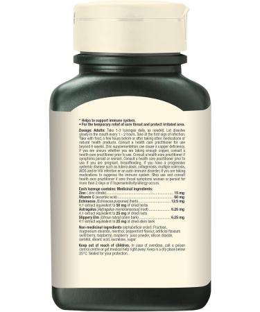 Adrien Gagnon - Zinc lozenge with Vitamin C 15 mg - 60 Capsules - Buy Online on GoSupps.com