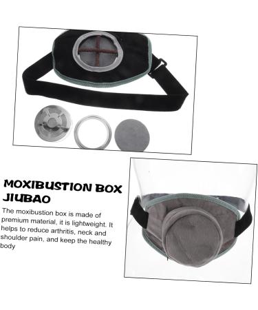 Lurrose Moxibustion Kit for Waist & Belly - Copper Holder Cleaning Pads Portable Moxa Tank | International Shipping - Buy Online on GoSupps.com